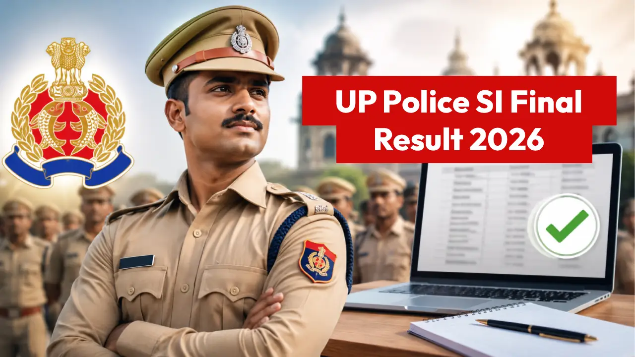 UP Police SI Final Result 2026 Out | Uttar Pradesh Police SI Final Merit List