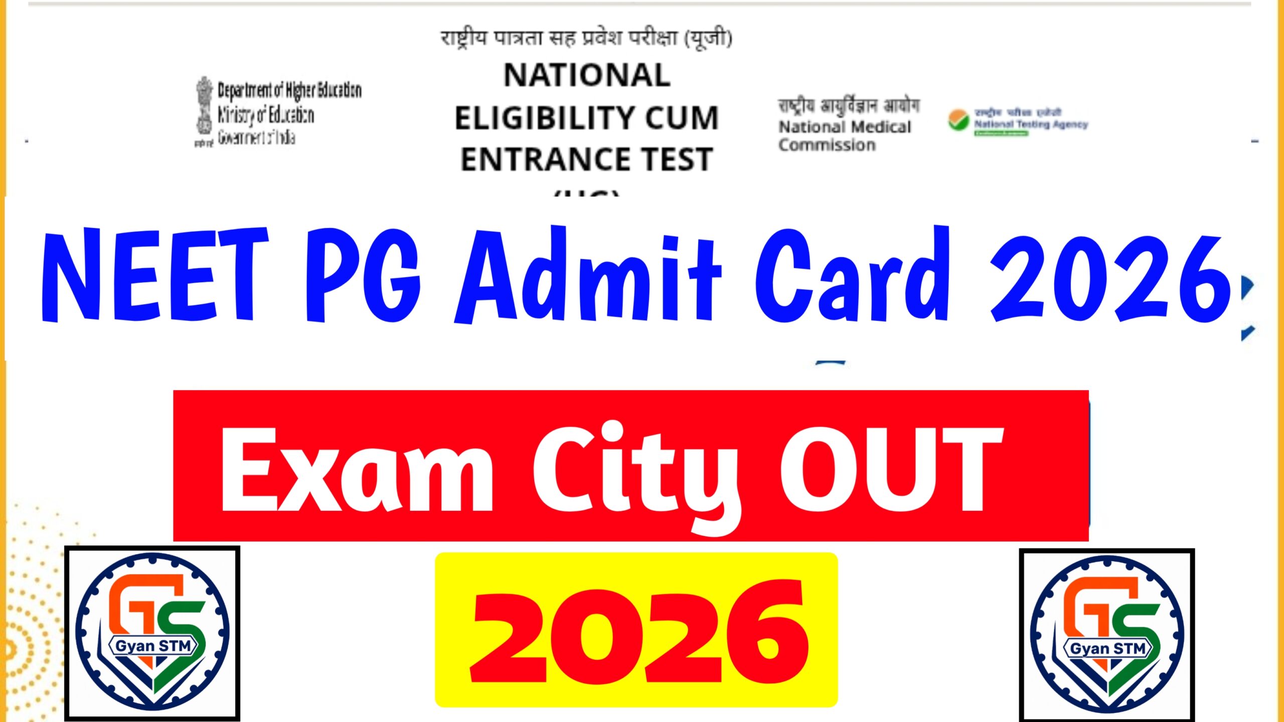 NEET PG Admit Card 2026